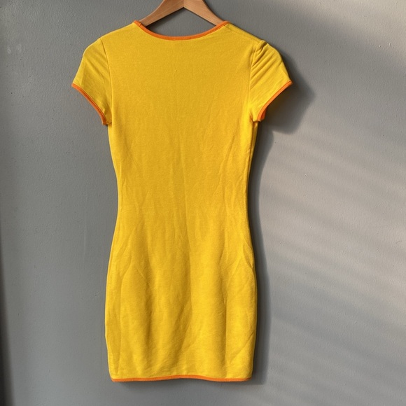 Yellow and Orange Mini Dress - Picture 4 of 4